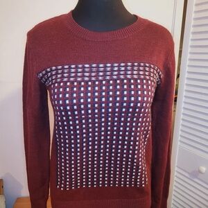 Red Patterned Sweater